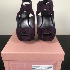 Mui Mui Calzature Donna Pruna Suede Platform
